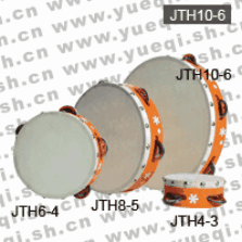 紅燕牌JTH10-6桔色鈴鼓(25cm)